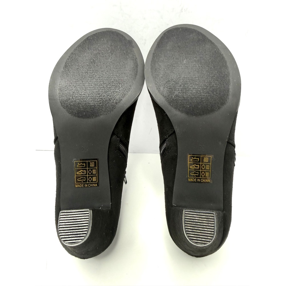 Journee Collection Womens Sanzi Side Zip Dress Shooties Shoes Black Size 6.5 NWT - Picture 9 of 9